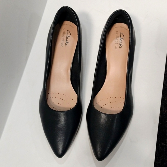 Clarks Collection Women's Shoes Clarks Linvale Jerica Size 9.5M Black - Picture 4 of 5